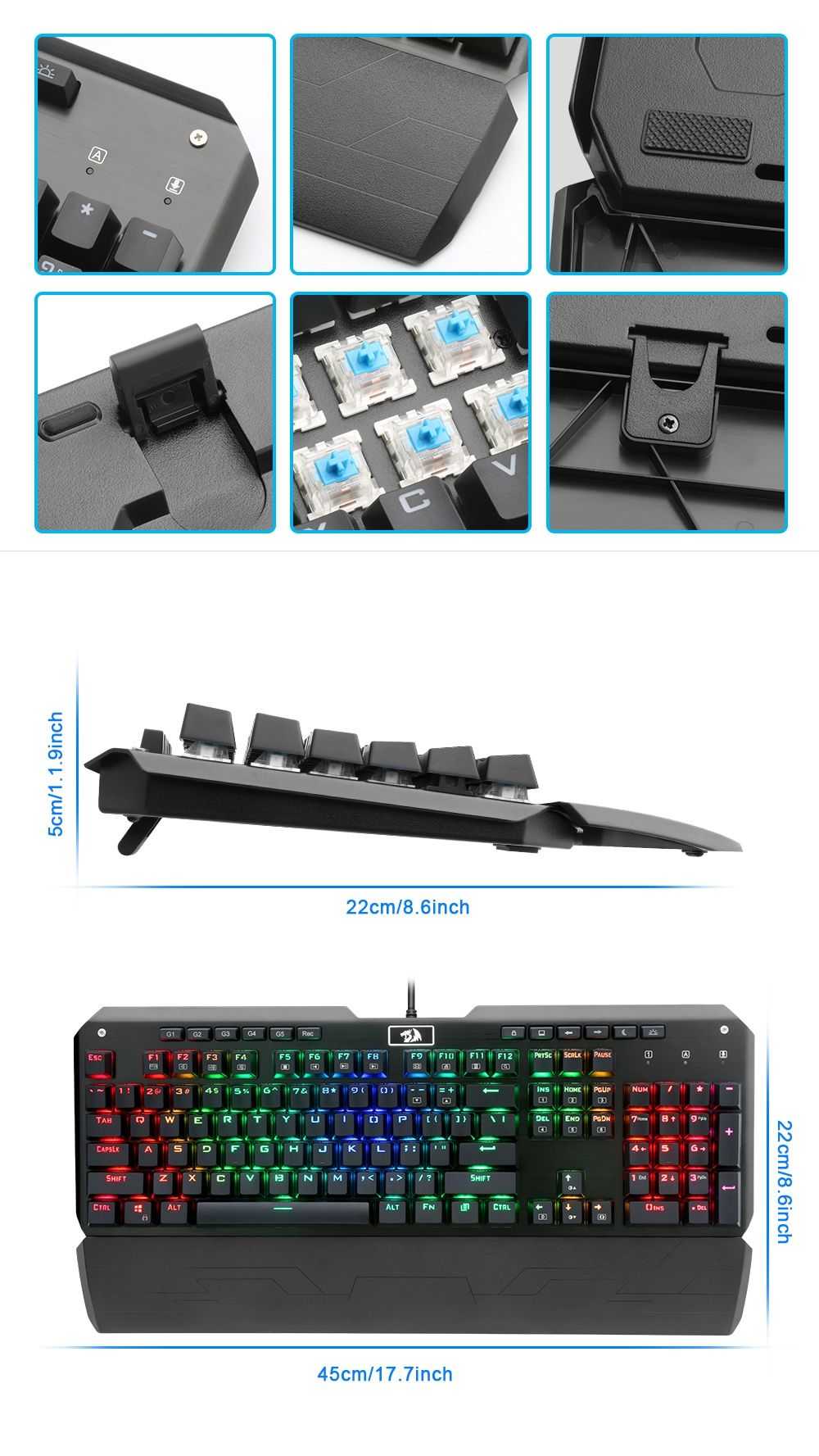 Redragon-K555-104-Keys-NKRO-USB-Wired-Blue-Switch-RGB-Backlight-Mechanical-Gaming-Keyboard-with-Wris-1595252