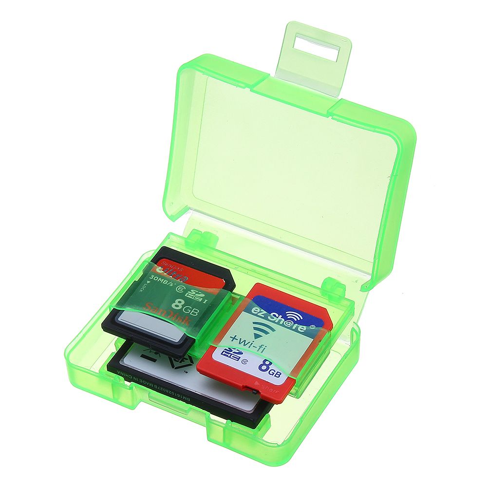 3pcs-Green-Backpacker-GK-1CF4SD-Portable-Memory-Card-Receiving-Box-Mobile-TF-Card-Camera-CFSD-Storag-1418491