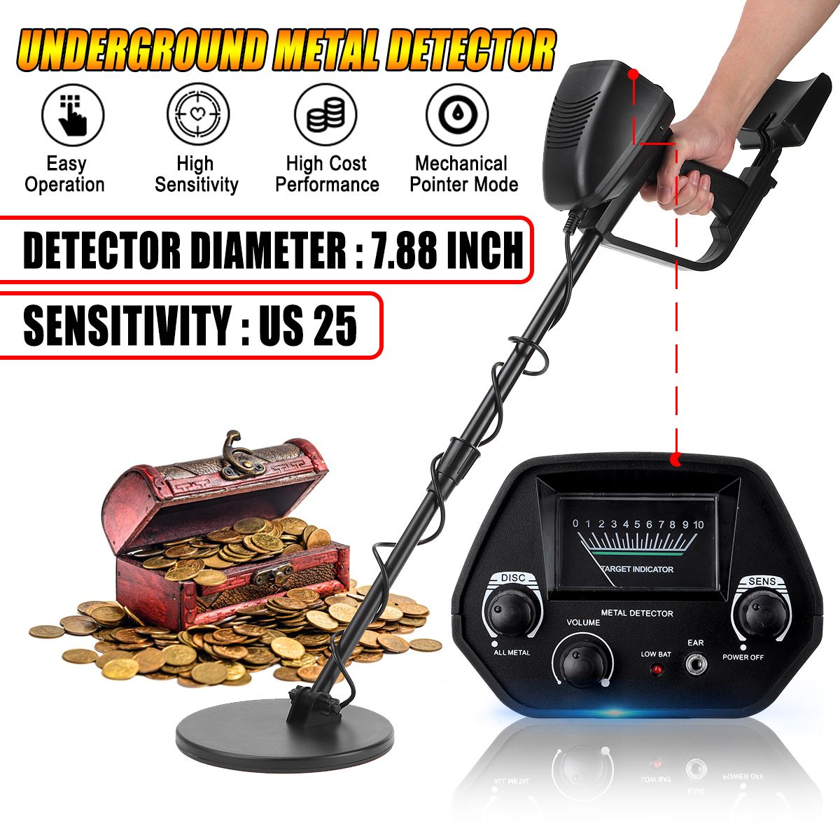 GTX4030-Portable-Underground-Metal-Detector-Adjustable-Gold-Detector-Treasure-Hunter-20CM-Detection--1743588