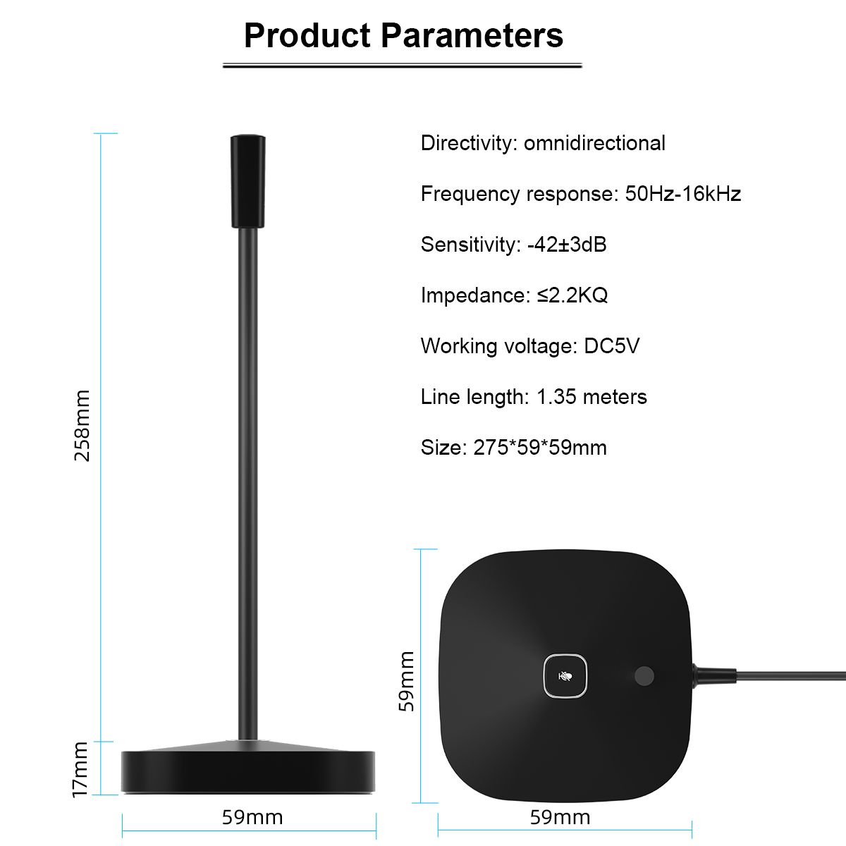 EINSKEY-G22-USB-Wired-Dual-condenser-Computer-Microphone-for-Broadcast-Live-Recording-Conference-Spe-1665018