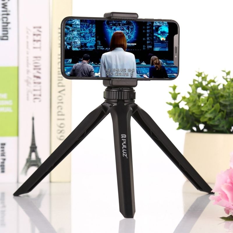 PULUZ-Mini-Folding-phone-Stand-Bracket-Flexible-Smartphones-Clip-Holder-for-Smartphone-Portable-Trip-1749539