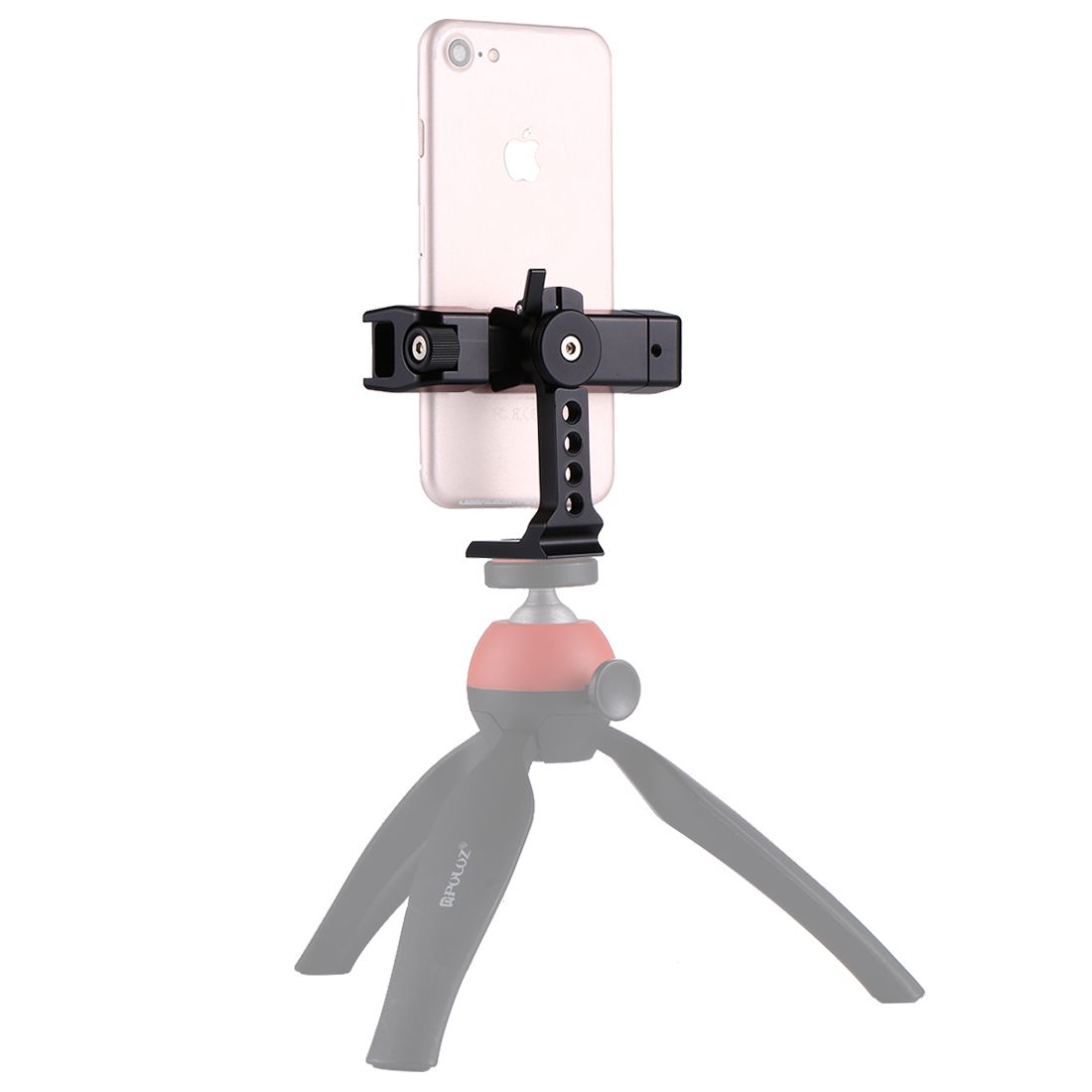 PULUZ-PU367-360-Degree-Rotating-Universal-Phone-Metal-Clamp-Clip-Holder-Bracket-for-Smartphones-1259912