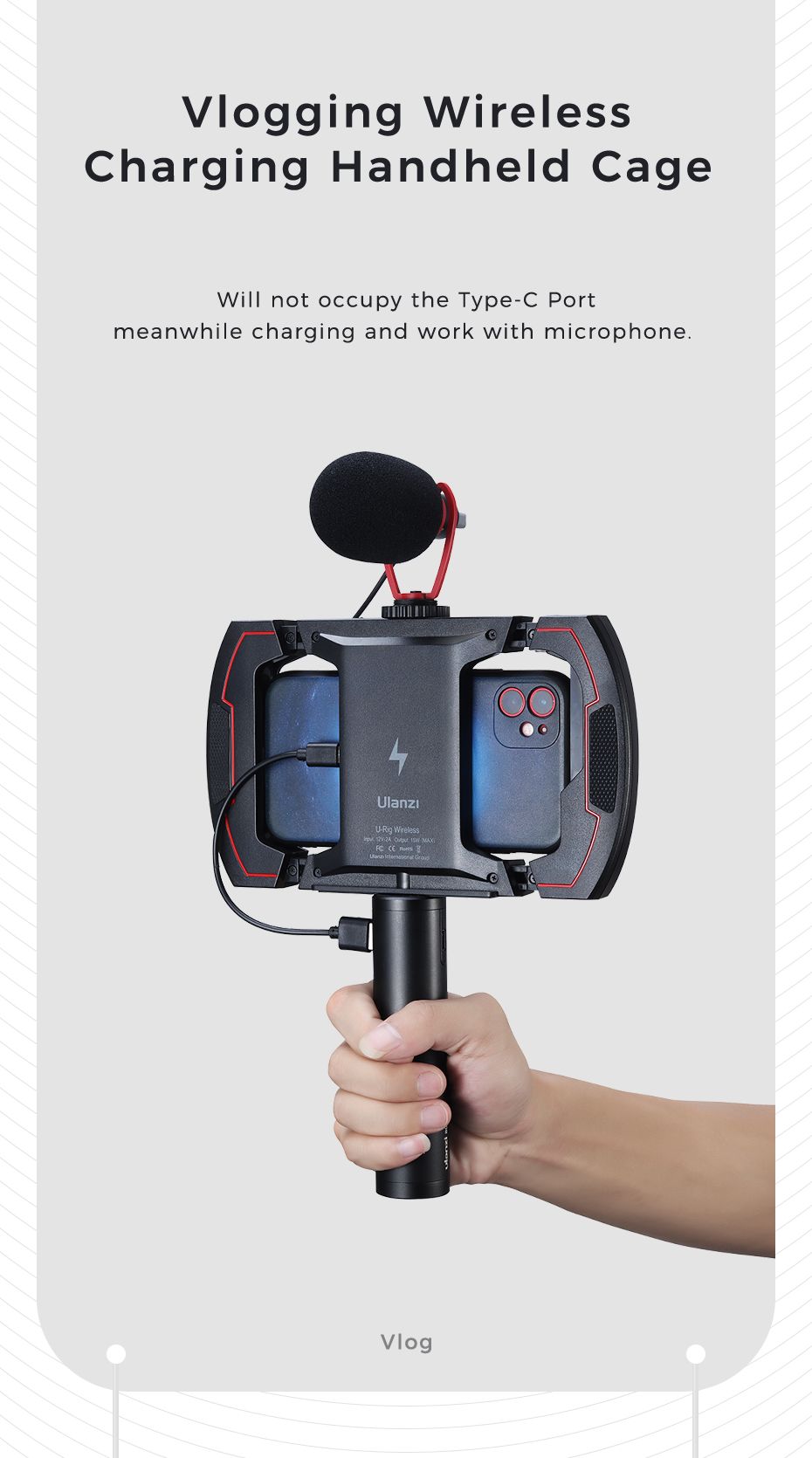 Ulanzi-U-Rig-Wireless-Charging-Handheld-Vlogging-Cage-Smartphone-Video-Rig-with-3-Cold-Shoe-Extensio-1711915