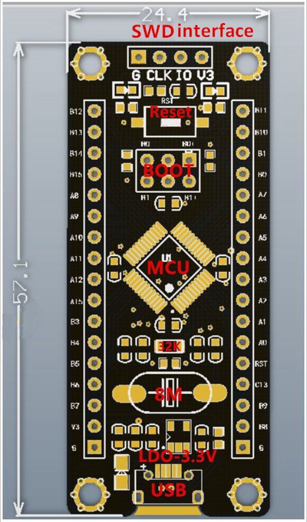 5pcs-STM32F103C8T6-System-Board--ARM-DMA-CRC-Low-Power-Core-Board-STM32-Development-Board-Learning-B-1172179