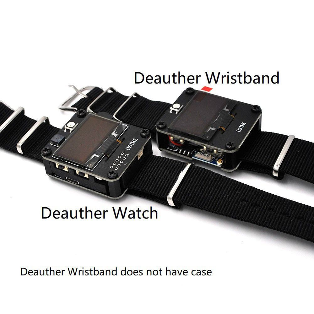 DSTIKE-RedBlack-Deauther-Wristband-Deauther-Watch-NodeMCU-ESP8266-Programmable-WiFi-Development-Boar-1561694