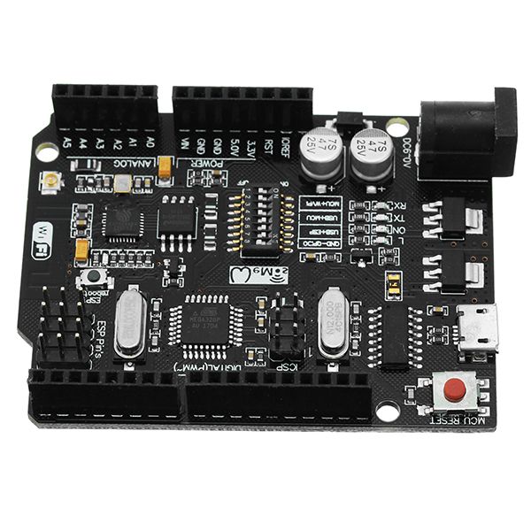 Geekcreit-UNOWiFi-R3-ATmega328PESP8266-32Mb-Memory-USB-TTL-CH340G-Module-1205444