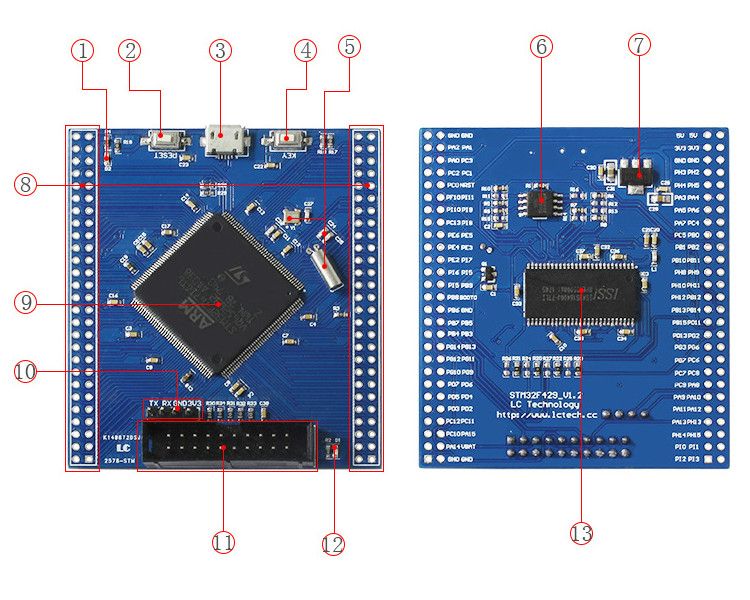 STM32F767-Development-Board-Cortex-M7-Small-System-Board-STM32F767IGT6-STM32-1420406