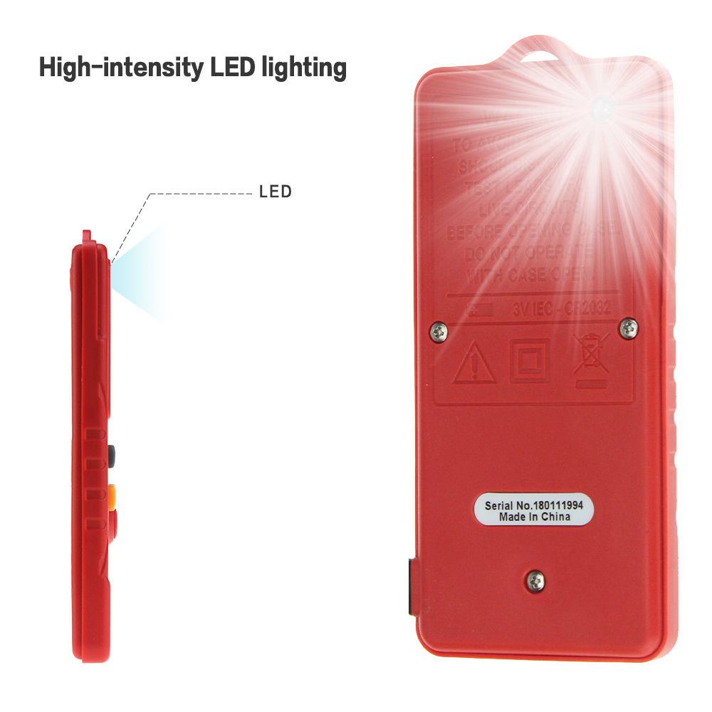 ANENG-AN302-Push-button-Card-Digital-Multimeter-ACDC-Tester-With-Flashlight---Red-1339839