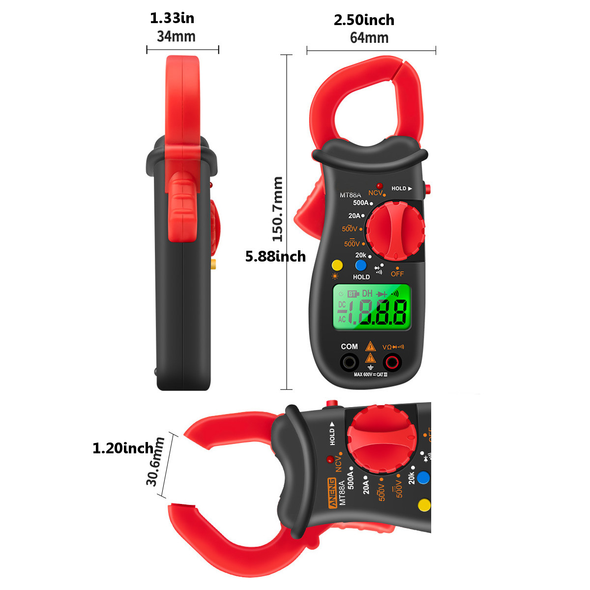 ANENG-MT88A-Digital-Clamp-Meter-Multimeter-DCAC-Voltage-AC-Current-Tester-Frequency-Capacitance-NCV--1751874