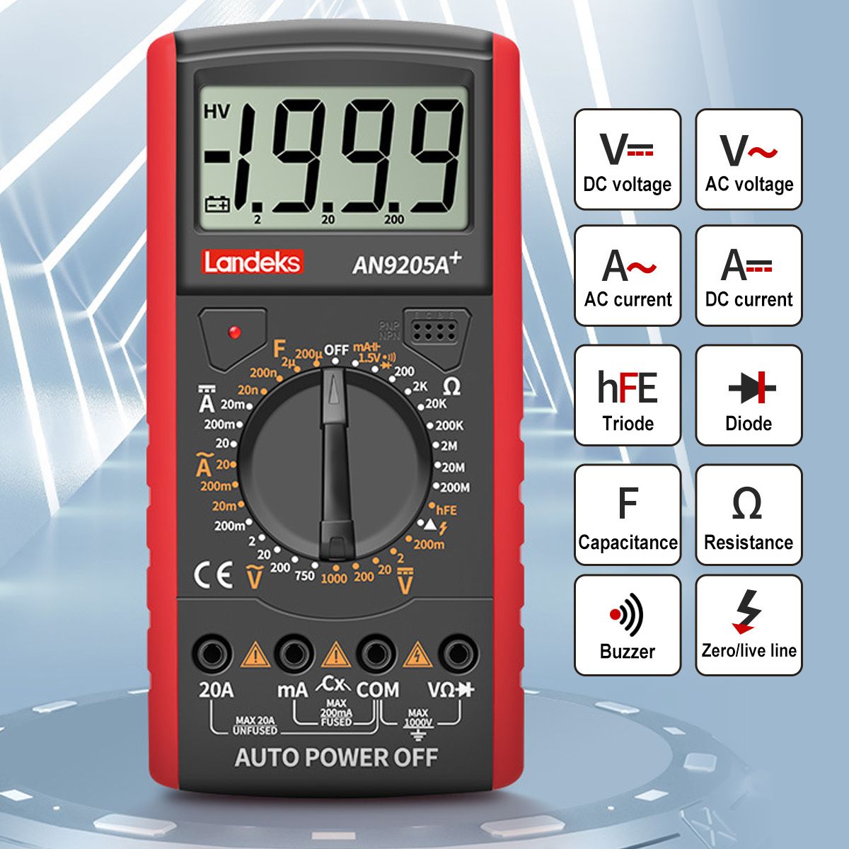 DT9205A-Digital-Multimeter-Non-touch-DCAC-Professional-Multifunctional-Automatic-Electrician-Tester-1731391