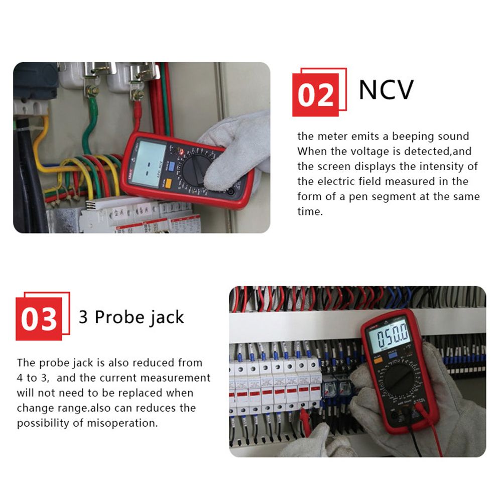 UNI-T-UT39C-Digital-Multimeter-AC-DC-Volt-Amp-Ohm-Capacitance-Temp-Hz-Tester-UT39C-Plus-Data-Hold-1297484