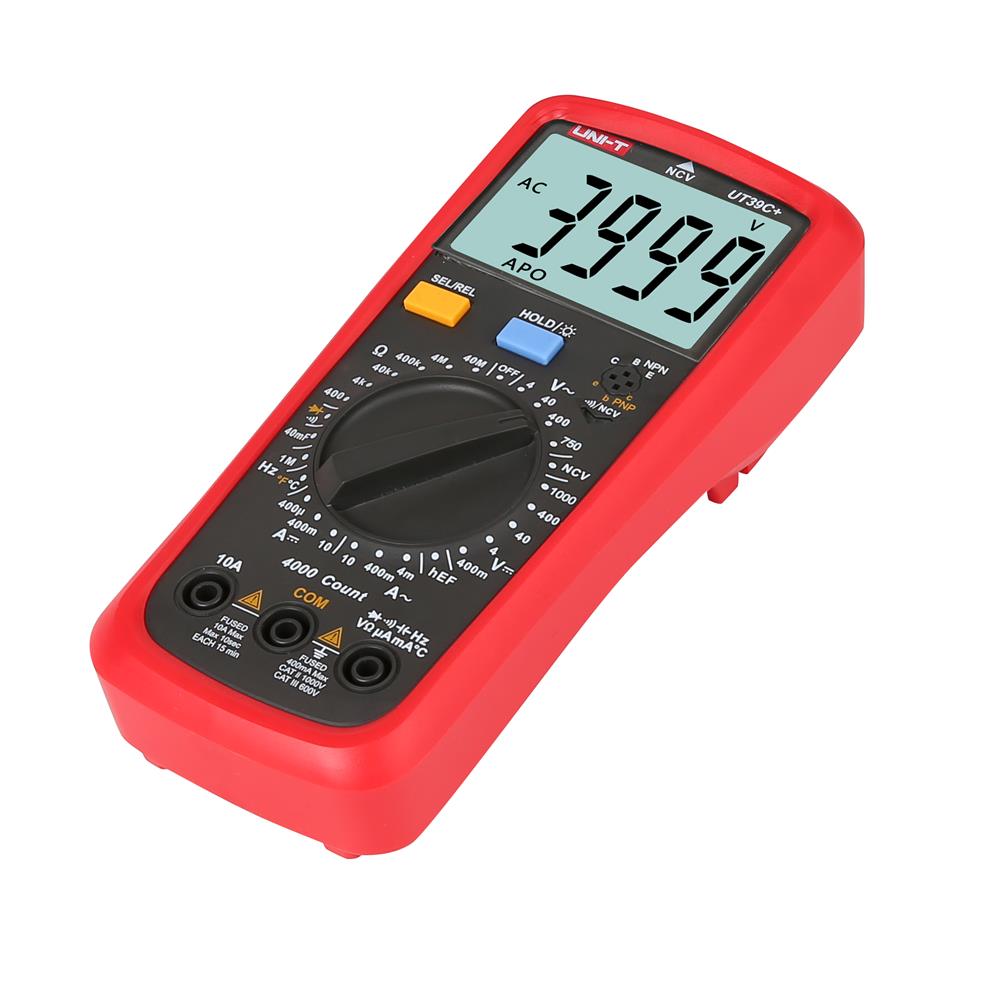 UNI-T-UT39C-Digital-Multimeter-AC-DC-Volt-Amp-Ohm-Capacitance-Temp-Hz-Tester-UT39C-Plus-Data-Hold-1297484