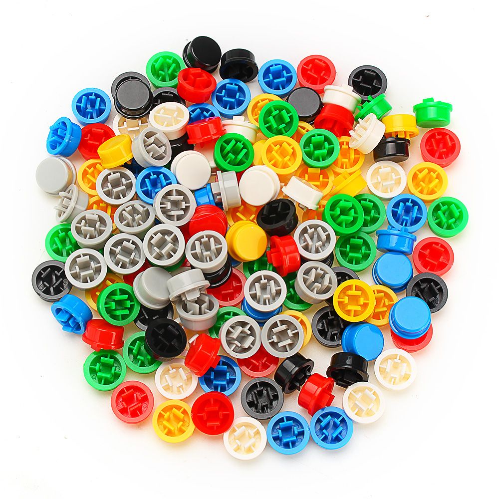 140pcs-Round-Mixed-Color-Tactile-Button-Cap-Kit-For-12x12x73mm-Tact-Switches-1414319