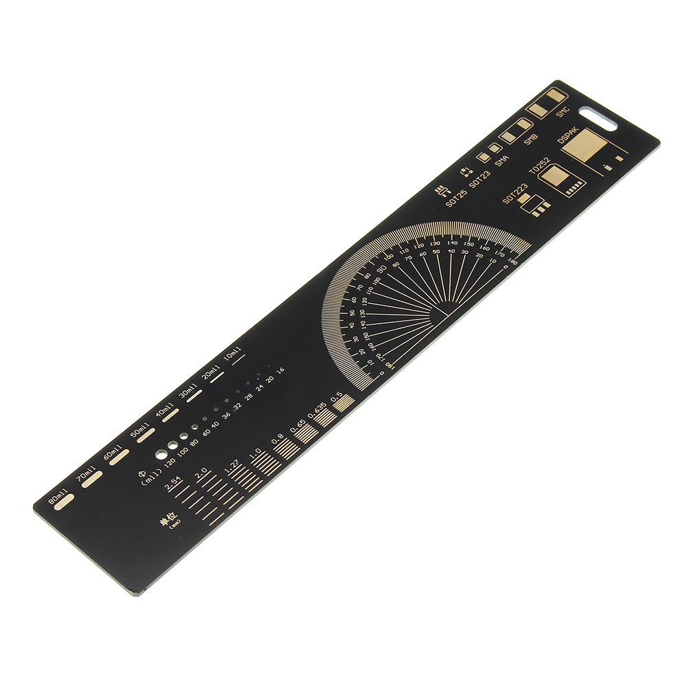 3pcs-20cm-Multifunctional-PCB-Ruler-Measuring-Tool-Resistor-Capacitor-Chip-IC-SMD-Diode-Transistor-P-1446472