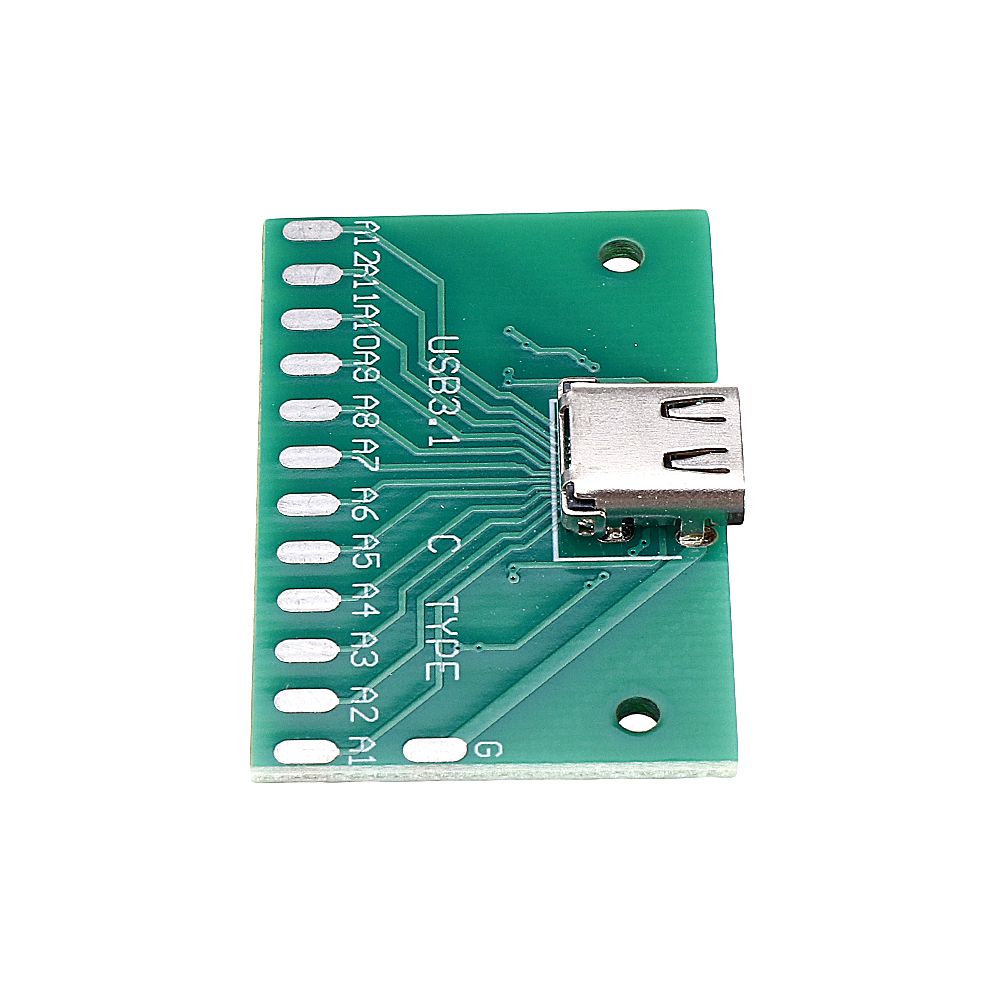 3pcs-TYPE-C-Female-Test-Board-USB-31-with-PCB-24P-Female-Connector-Adapter-For-Measuring-Current-Con-1605822