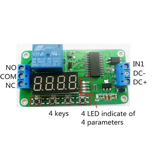 DC-12V-PLC-Self-Lock-Delay-Relay-Multifunction-Cycle-Timer-Module-Switch-Control-1091554