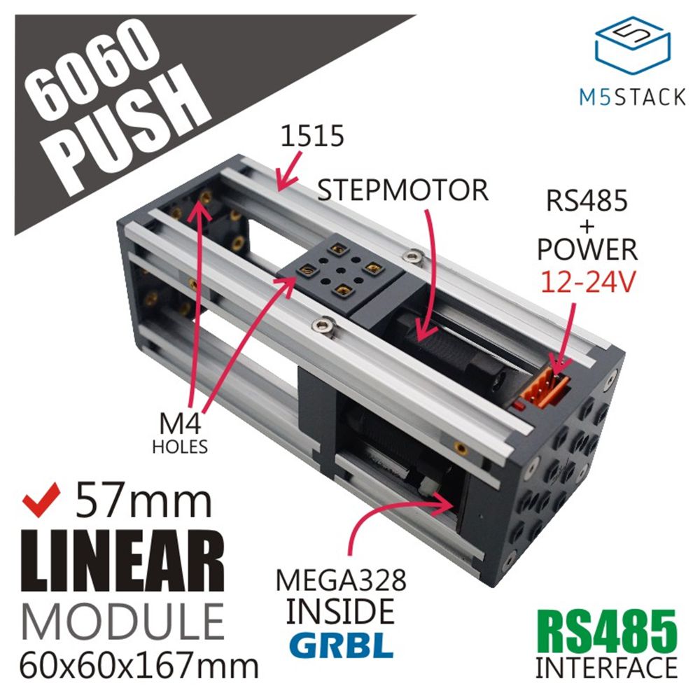 M5Stackreg-6060-PUSH-Motion-Robotic-Control-Stepper-Motor-Module-Mega328-Microprocessor-RS485-Serial-1536585