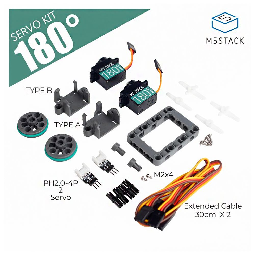 M5Stackreg-Servo-Kit-180-Degree-Micro-Servo-9g-SG90-Servo-UIFlow-Helicopters-Drones-Airplane-1696288