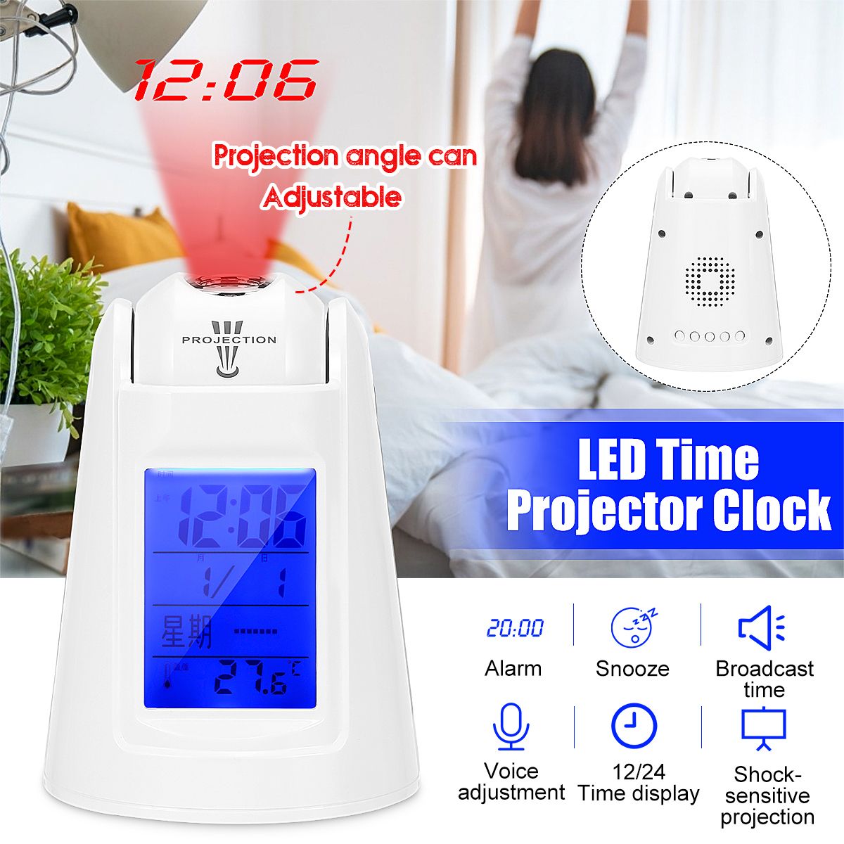 LED-Projection-Alarm-Clock-Thermometer-Snooze-Voice-Timing-Nightlight-Kids-Wake-1709073