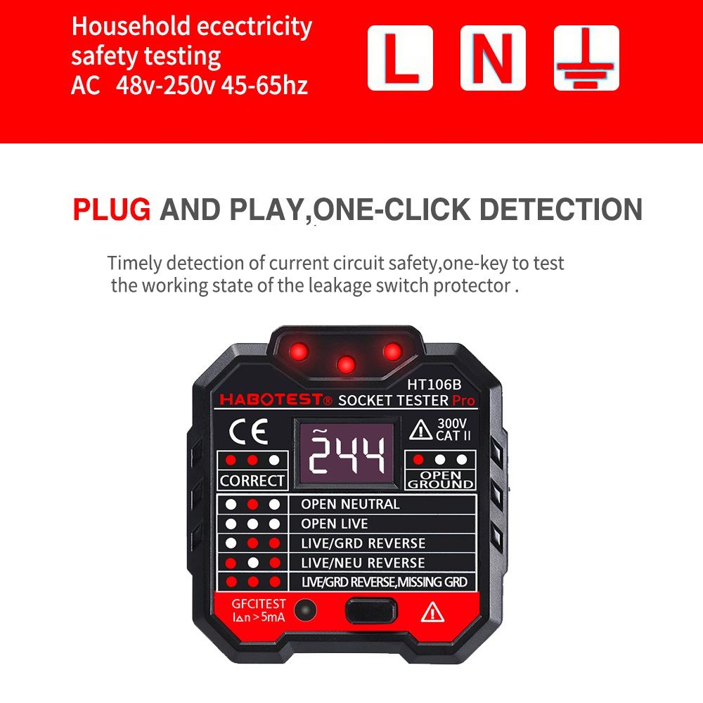 2pcs-HT106B-Socket-Outlet-Tester-Circuit-Polarity-Voltage-Detector-Wall-EU-Plug-Breaker-Finder-RCD-T-1444178