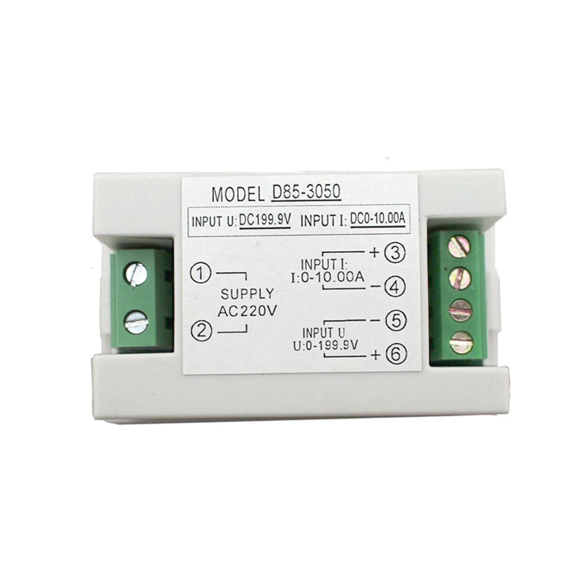 D85-3050-DC-0-200V-10A-Digital-Voltmeter-Ammeter-LCD-Panel-Volt-Amp-Meter-Gauge-White-1443862