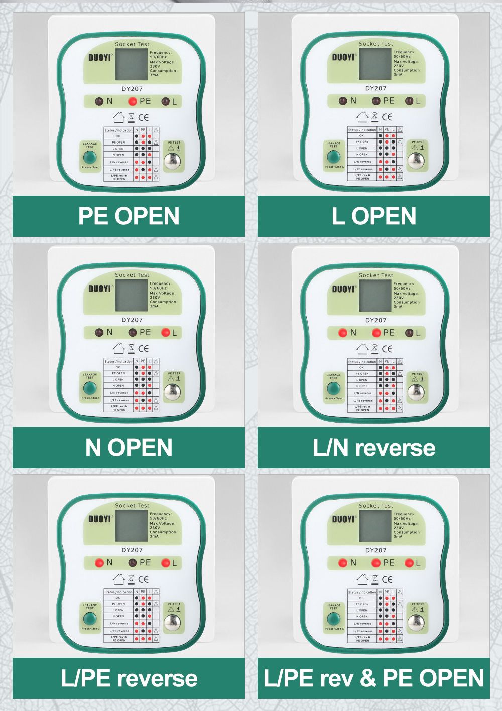 DUOYI-DY207-Digital-Display-Socket-Tester-Power-Socket-RCD-Test-Detector-Wall-Sockets-Circuit-Breake-1630385