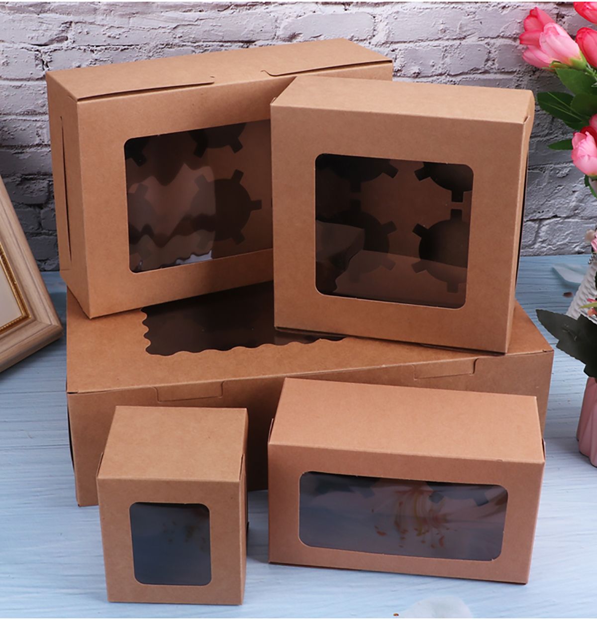 10Pcs-Kraft-Paper-Cake-Cup-Muffin-Box-Bakery-Cake-Container-Party-Favors-1673649