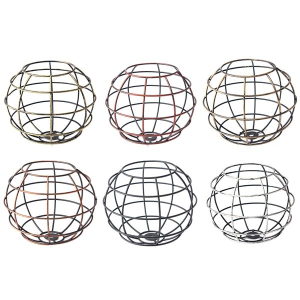 Iron-Vintage-Ceiling-Light-Fitting-Lamp-Bulb-Sphere-Shape-Cage-Bar-Cafe-Lampshade-1079659