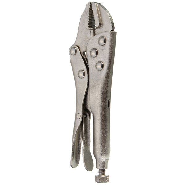 Metal-Curved-Jaw-Vice-Grip-Locking-Vice-Mole-Grip-Plier-Clamp-Wrench-Silver-987947