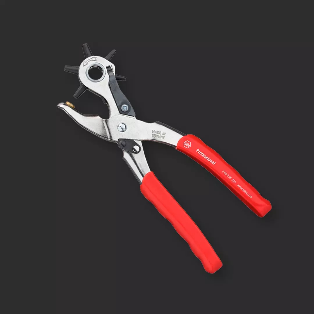 WIiha-Professional-Punch-Pliers-Red-300g-225mm-PrecisiIon-Punching-Comfortable-Grip-Strong-and-Sturd-1665969