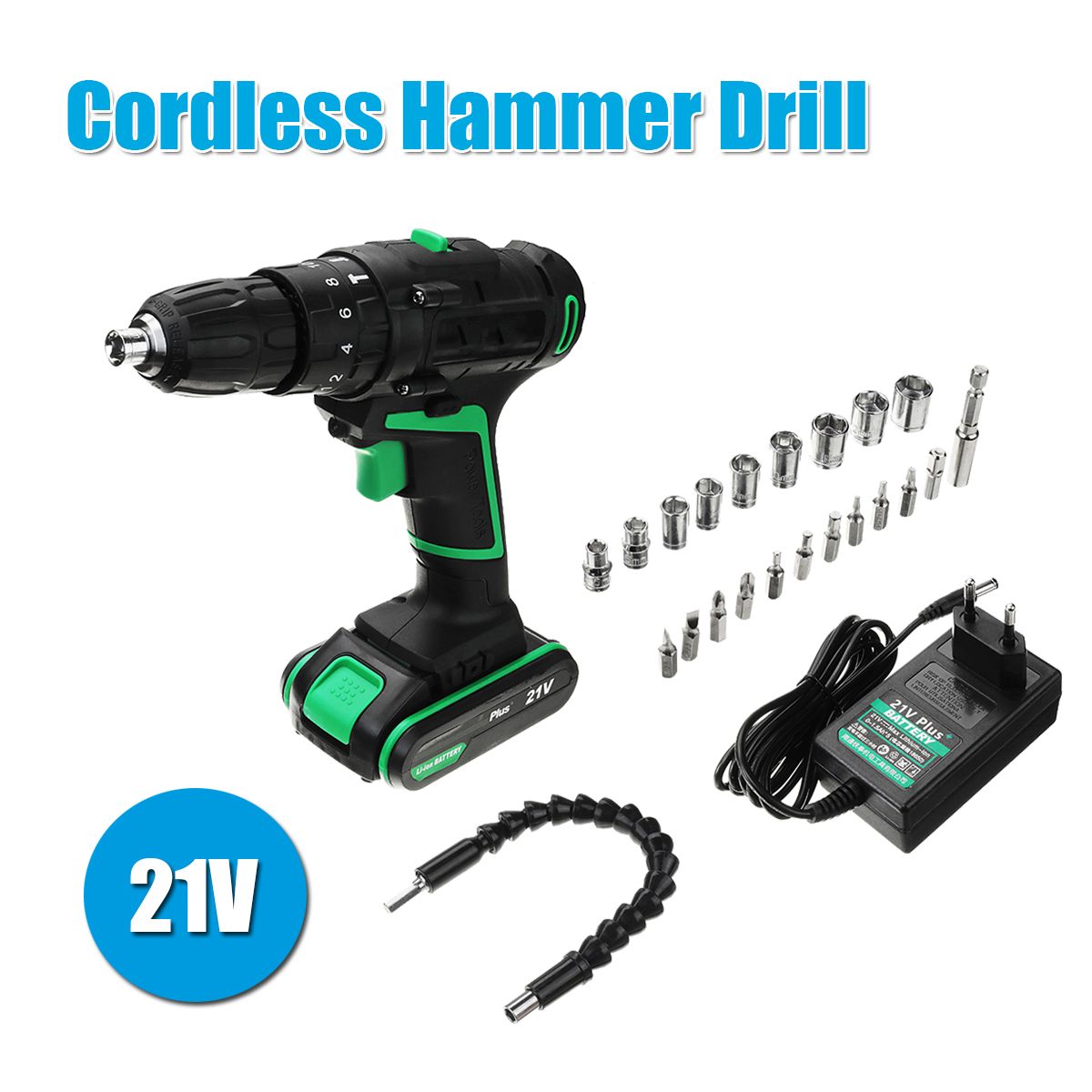 21V-1500mAh-Li-ion-Battery-Cordless-Electric-Hammer-Power-Drill-2-Speed-Power-Screwdriver-1289896