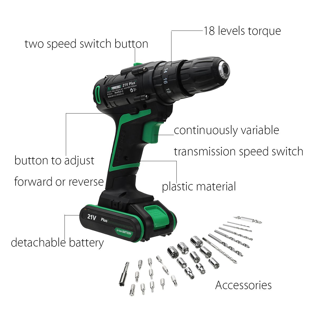 21V-1500mAh-Li-ion-Battery-Cordless-Electric-Hammer-Power-Drill-2-Speed-Power-Screwdriver-1289896