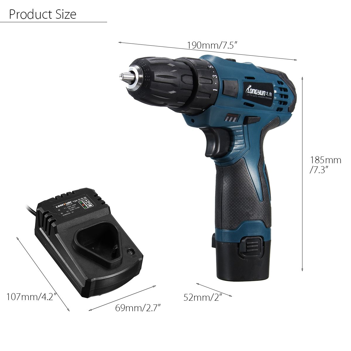 Lomvum-12V-Li-Ion-Cordless-Electric-Hammer-Drill-Driver-Hand-Kit-2-Speed-Adjustable-LED-1242816