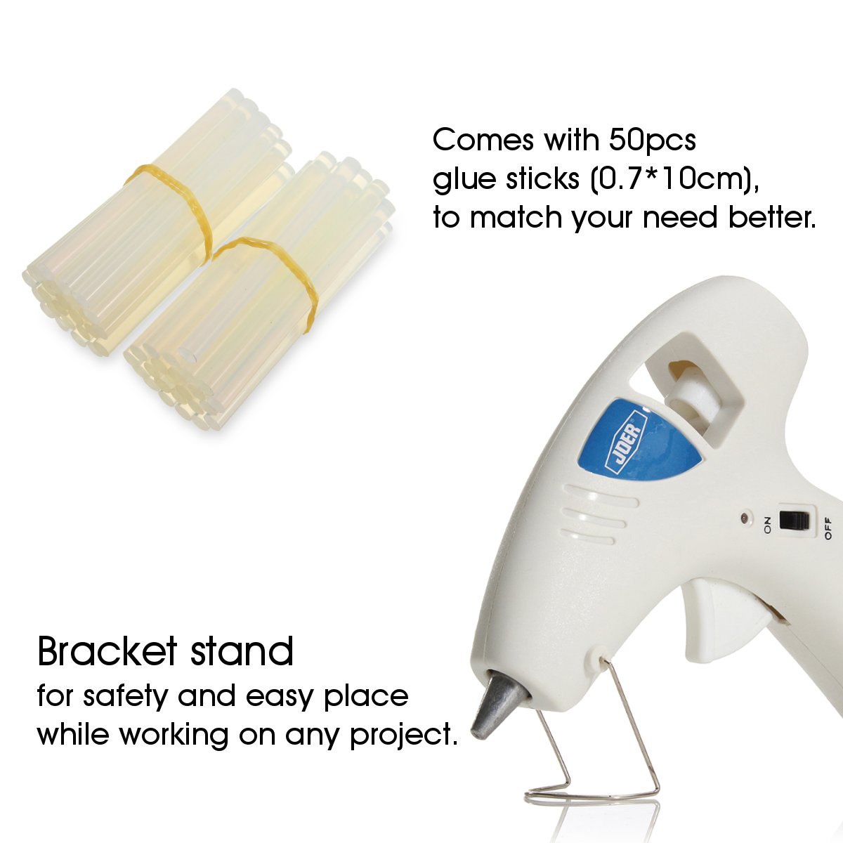 Raitooltrade-10W-Plastic-Electronic-Heating-Hot-Melt-Glue-White-Hot-Melt-Glue-Gun-with-50Pcs-Glue-St-1191748