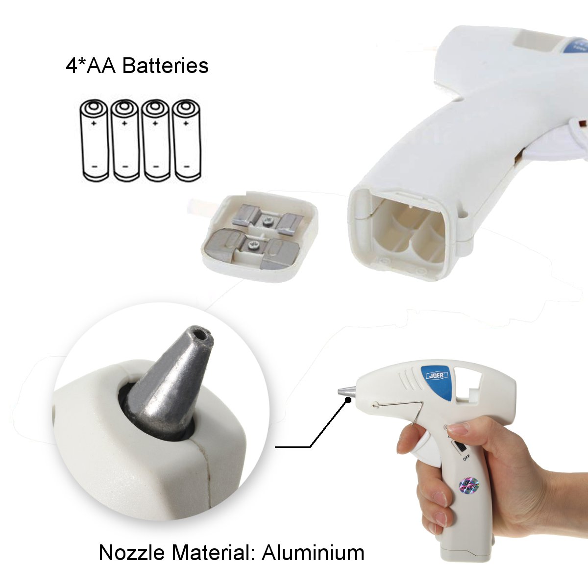 Raitooltrade-10W-Plastic-Electronic-Heating-Hot-Melt-Glue-White-Hot-Melt-Glue-Gun-with-50Pcs-Glue-St-1191748