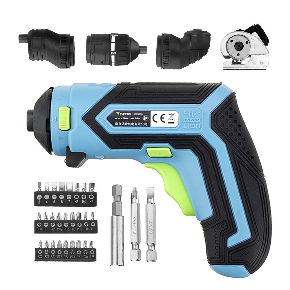 Tonfon-4-In-1-Multifunction-4V-Lithium-Mini-Cordless-Electric-Screwdriver-Electric-Cutter-Offset-Ang-1483232