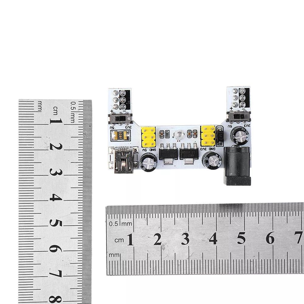 10Pcs-MB102-2-Channel-33V-5V-Breadboard-Power-Supply-Module-White-Breadboard-Dedicated-Power-Module--1565713