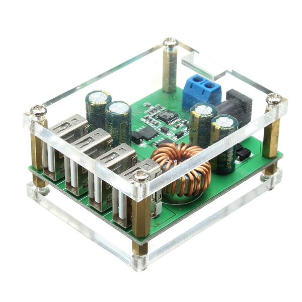 3Pcs-DC-DC-Step-Down-Module-Large-Power-Regulator-Converter-With-4-USB-Interface-7V-60V-Input-5V5A-1196641