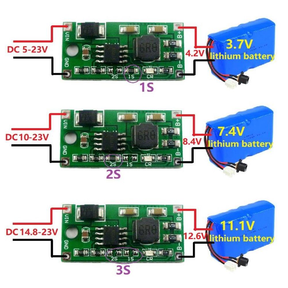 5pcs-1A-1S-Synchronous-Buck-Li-Ion-Charger-DC-5-23V-to-42V-84V-126V-Power-Supply-Module-for-37V-74V--1572839