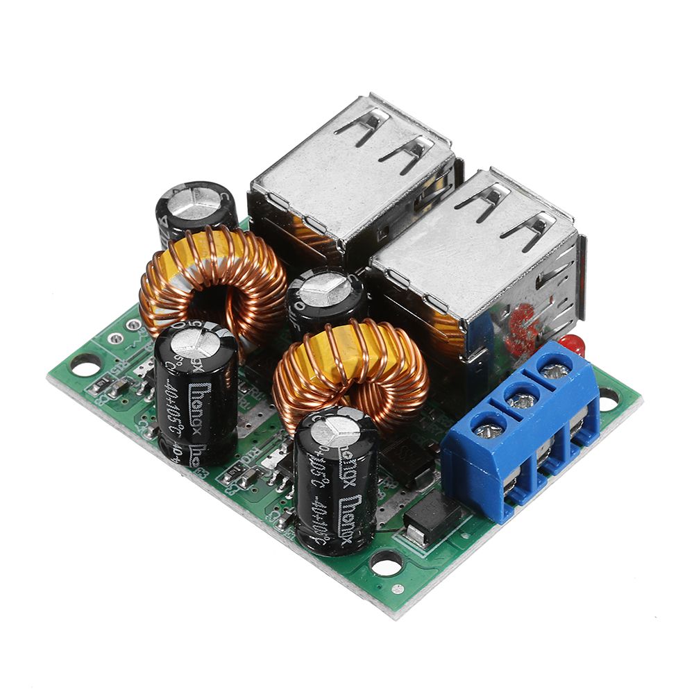 5pcs-3624129V-to-5V-3A-Step-Down-Module-4USB-Interface-Car-charging-Solar-Buck-Power-Supply-1652476