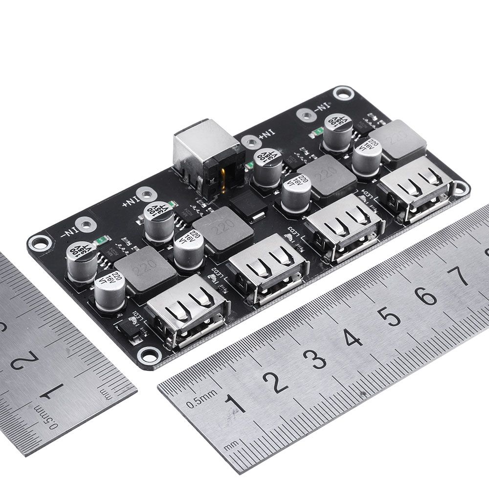 5pcs-USB-4CH-QC30-QC20-DC-DC-Buck-Converter-Charging-Step-Down-Module-6-32V-9V-12V-24V-to-Fast-Quick-1667304