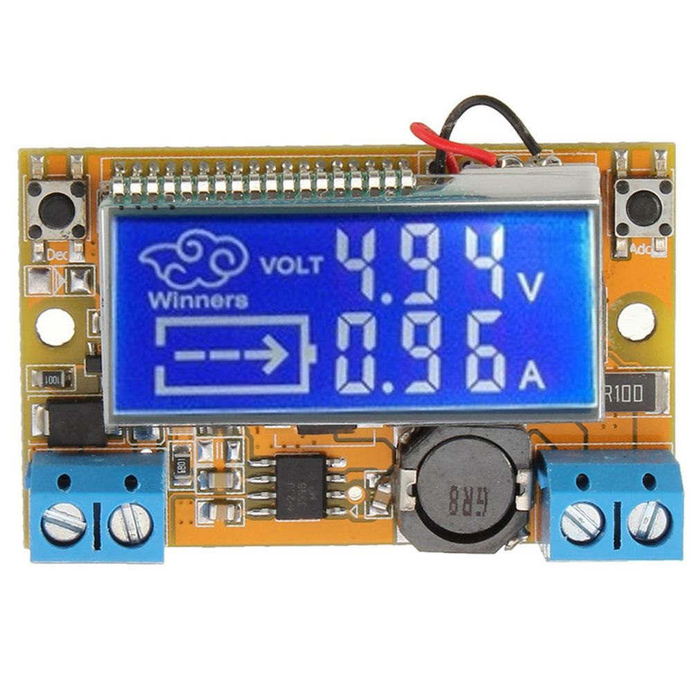 DC-DC-5-23V-to-0-165V-3A-Step-Down-Power-Supply-Adjustable-Module-With-LCD-Display-Without-Housing-1326156