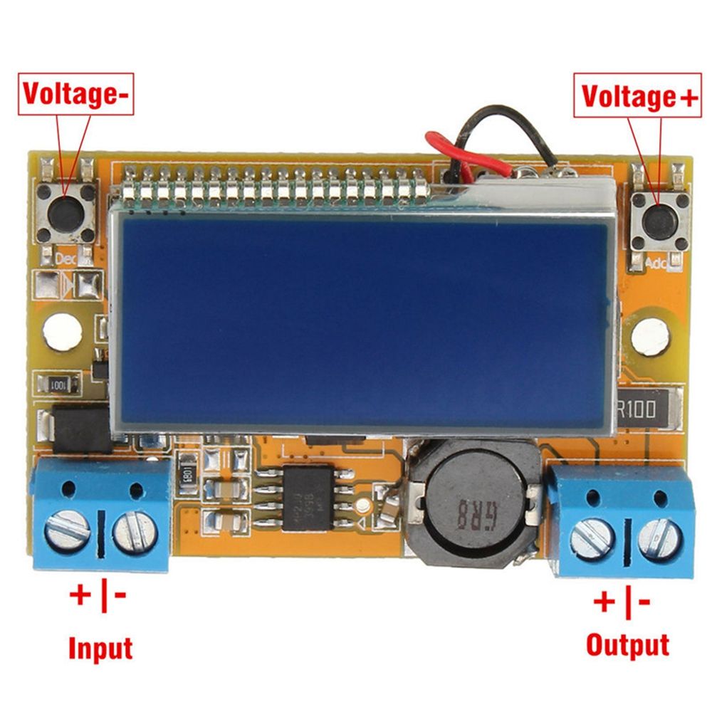 DC-DC-5-23V-to-0-165V-3A-Step-Down-Power-Supply-Adjustable-Module-With-LCD-Display-Without-Housing-1326156