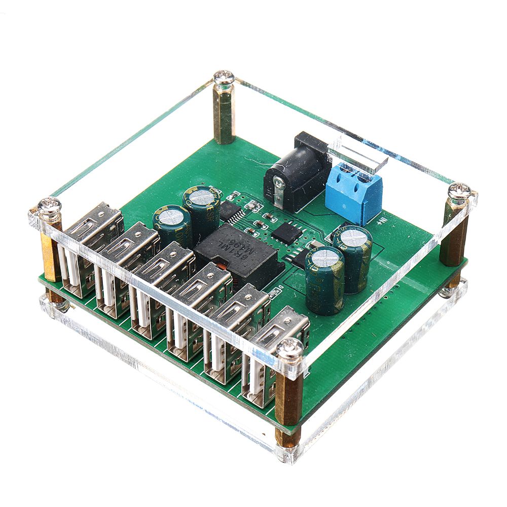 DC-DC-Step-Down-Regulator-Power-Converter-10V-12V-24V-36V-To-5V8A-6-USB-Output-Power-Supply-Module-1562477