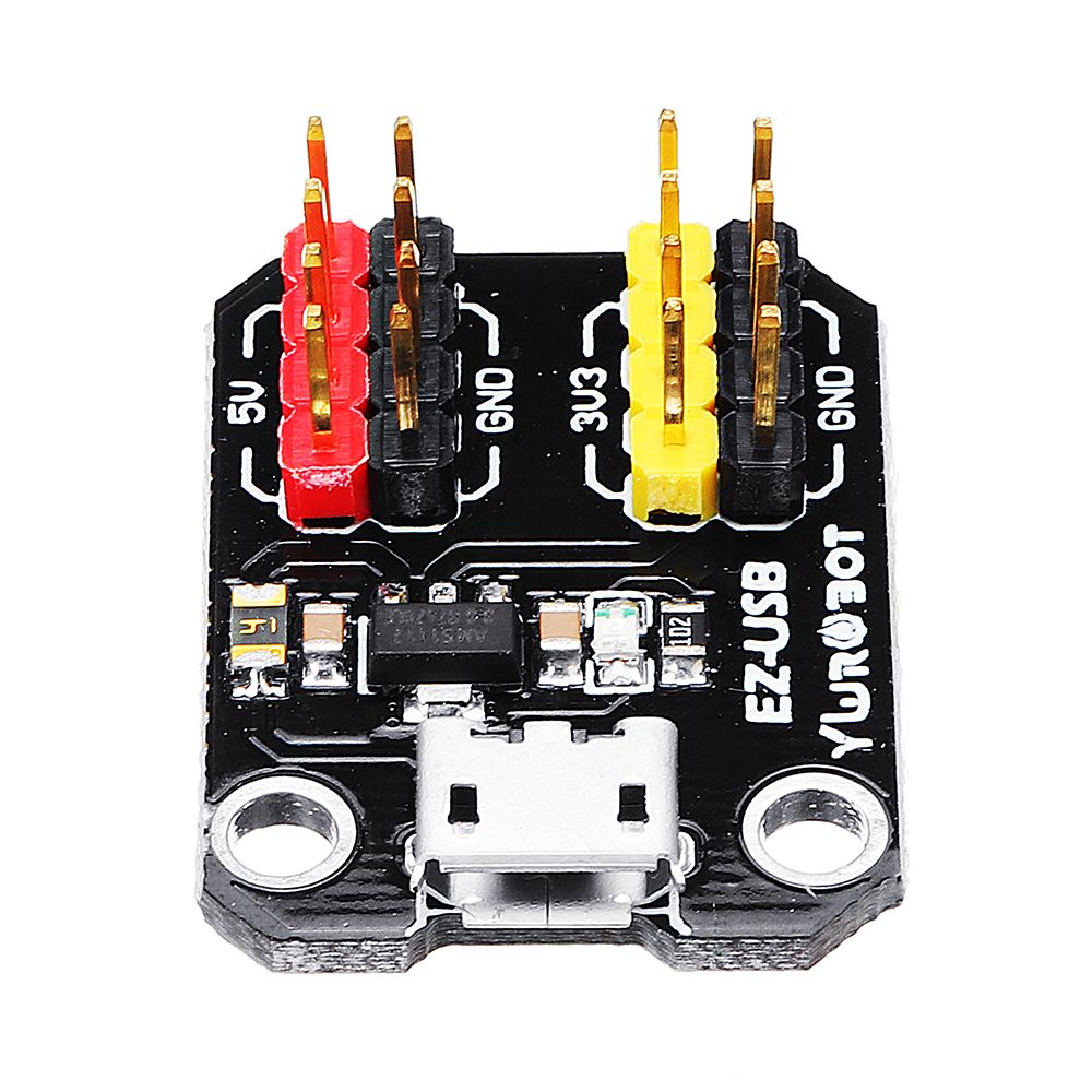 YwRobotreg-USB-Power-Supply-Module-Micro-USB-Interface-33V-5V-1117-Chip-1369559