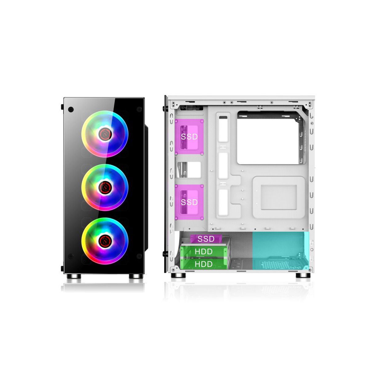 Coolmoon-Hyun-Shadow-Desktop-Computer-Case-Double-sided-Glass-Transparent-Side-Panel-ATX-PC-Computer-1443581