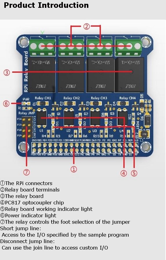 25Pcs-4-Channel-5A-250V-AC30V-DC-Compatible-40Pin-Relay-Board-For-Raspberry-Pi-AB2B3B-1636839