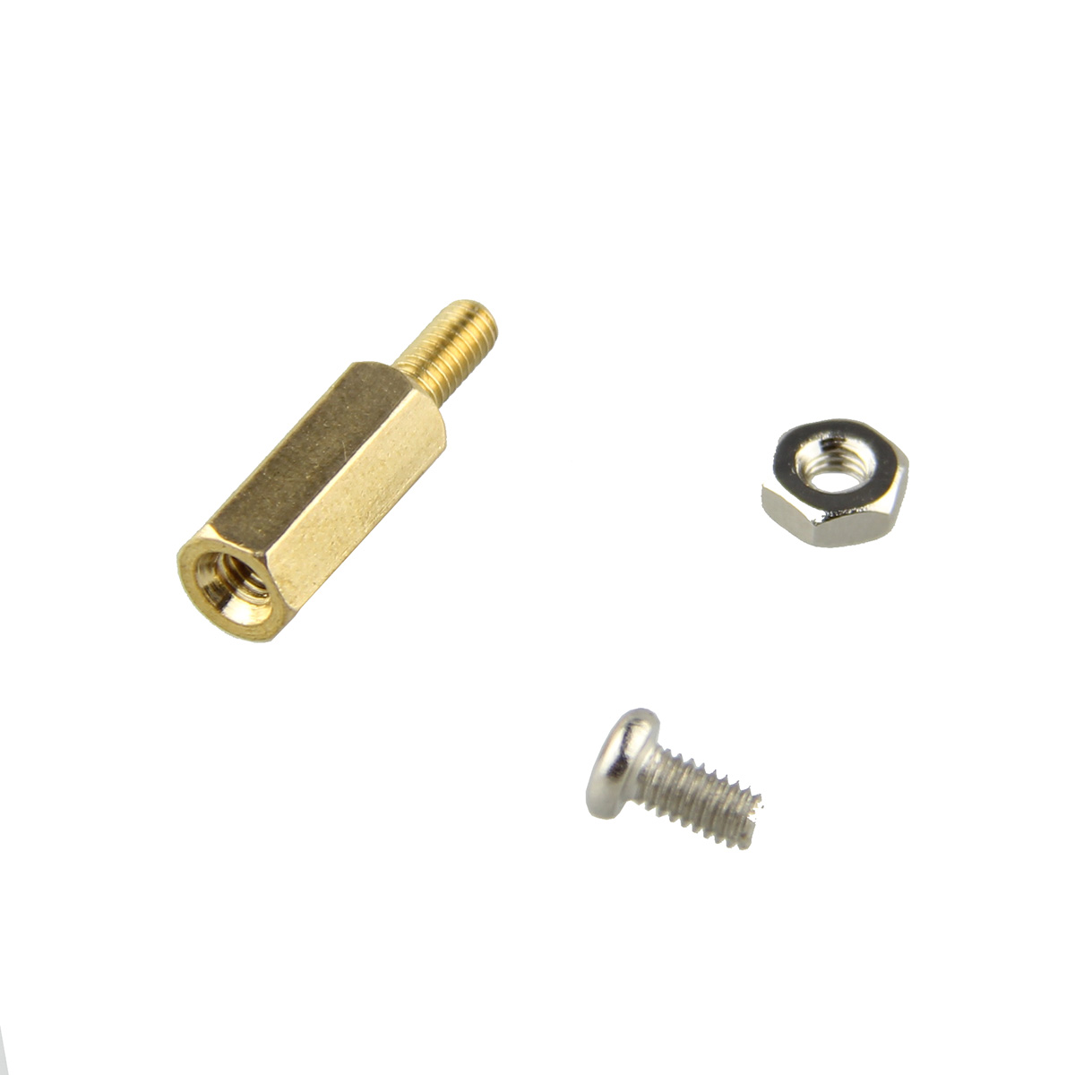 3SETS-DIY-11MM-Hex-Brass-Cylinder--Screw--Nut-Kits-For-Raspberry-Pi-1214949