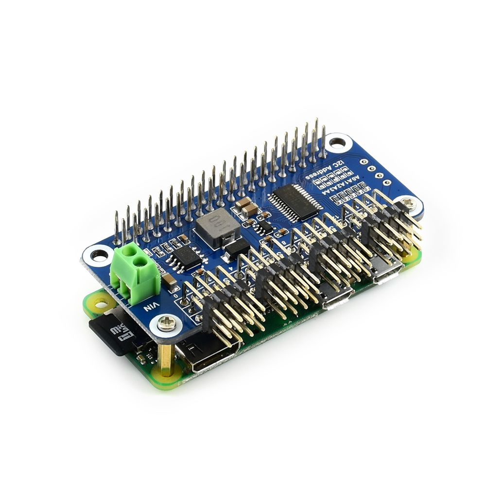 Servo-Driver-HAT-B-Servo-Drive-Board-Right-Angle-Pinheader-for-Raspberry-Pi-16-Channel-12-bit-I2C-1674825