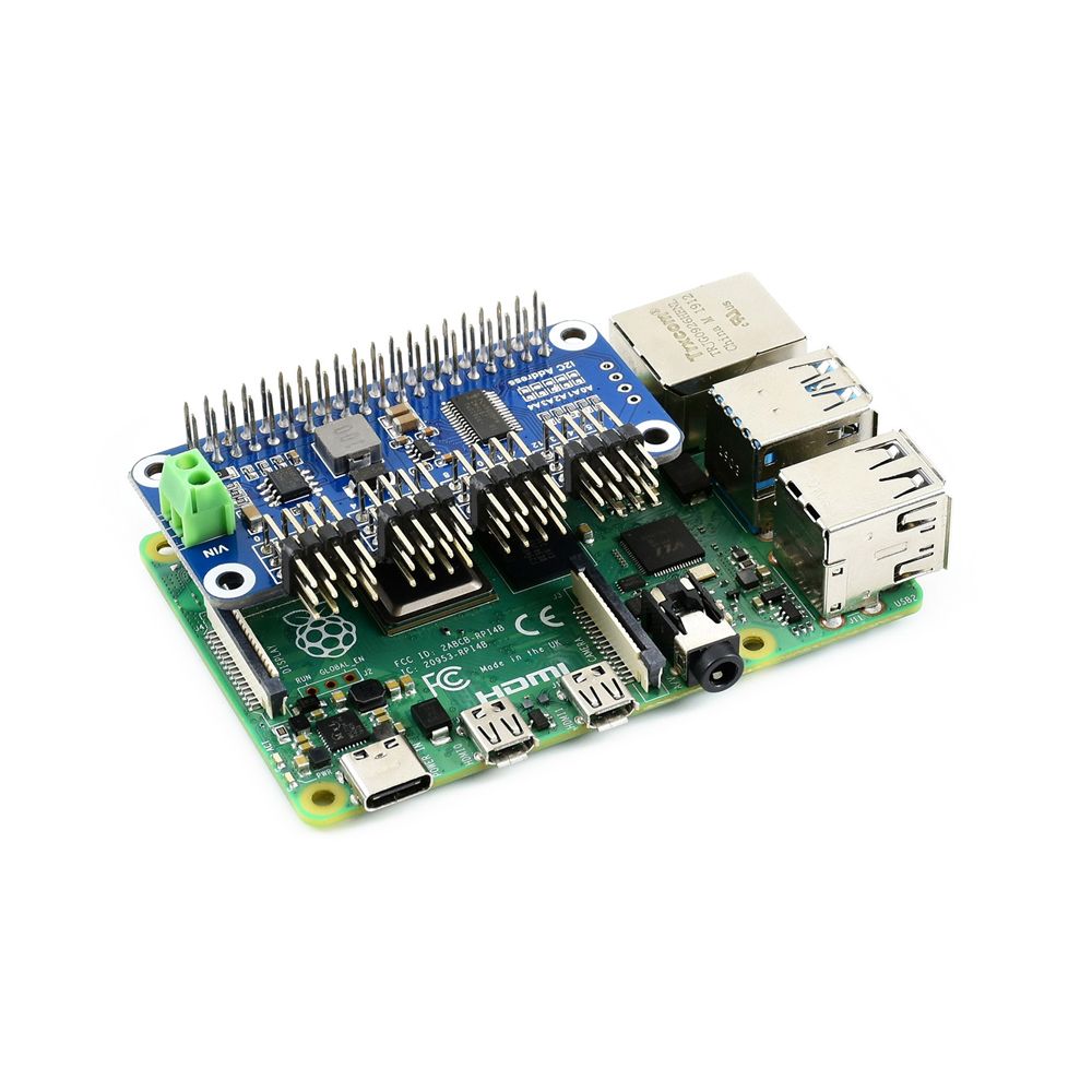 Servo-Driver-HAT-B-Servo-Drive-Board-Right-Angle-Pinheader-for-Raspberry-Pi-16-Channel-12-bit-I2C-1674825